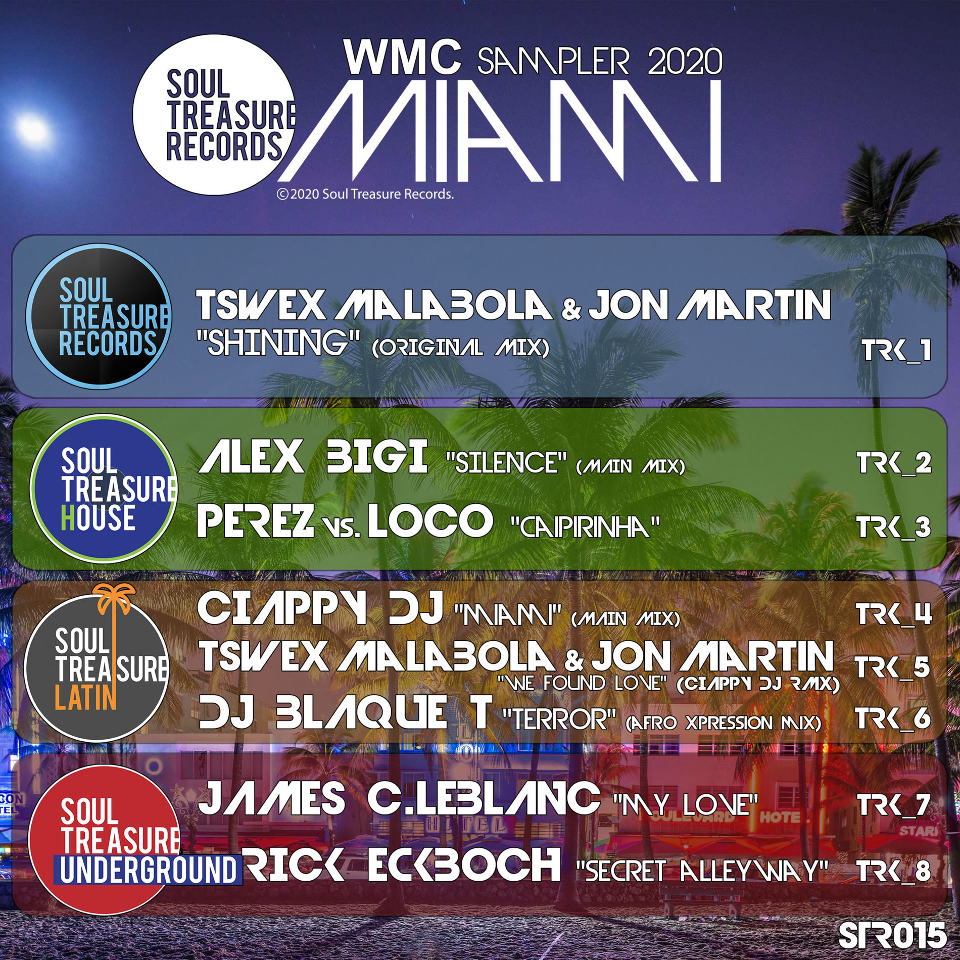 Album cover of Soul Treasure Records Miami WMC Sampler 2K20