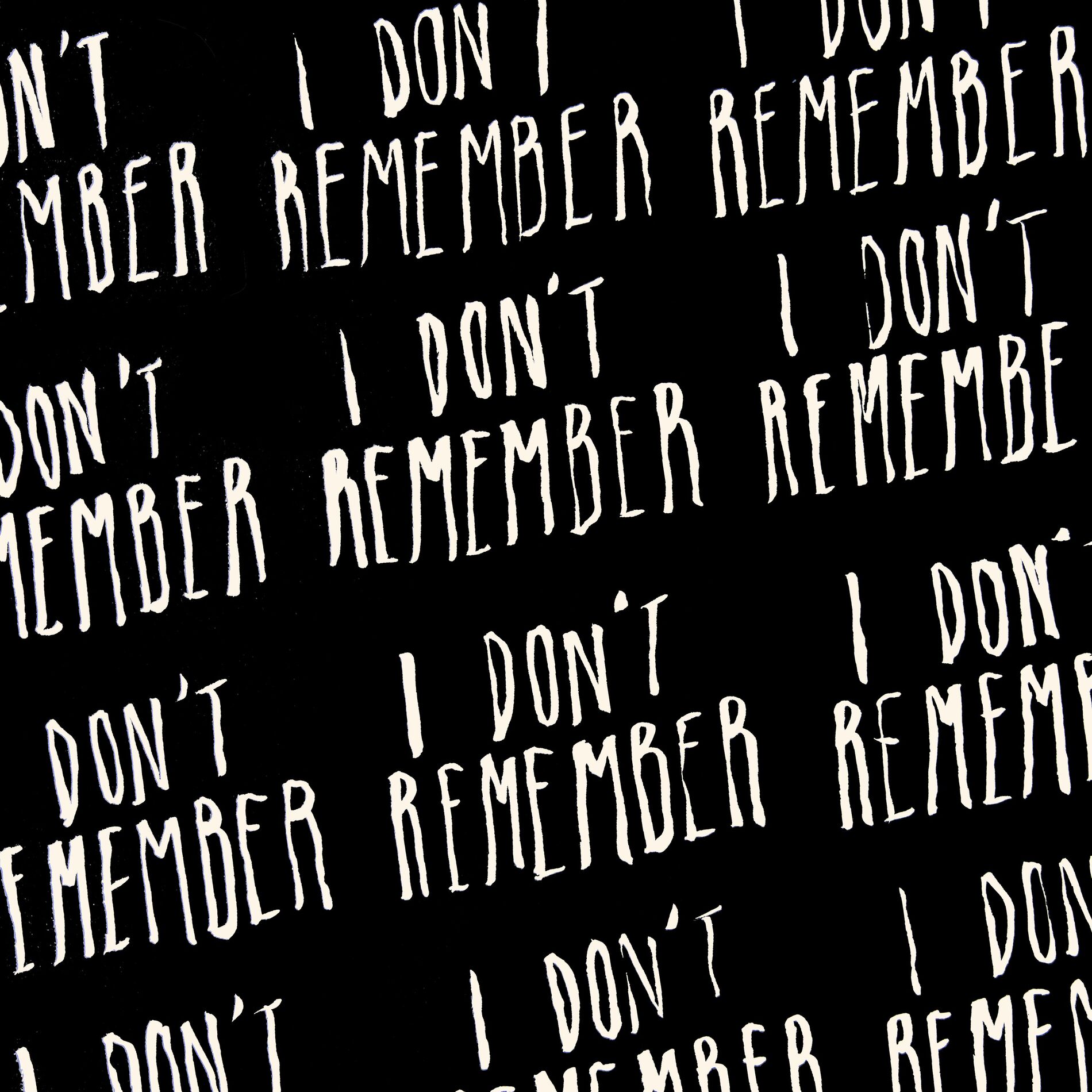 Album cover of I Don't Remember