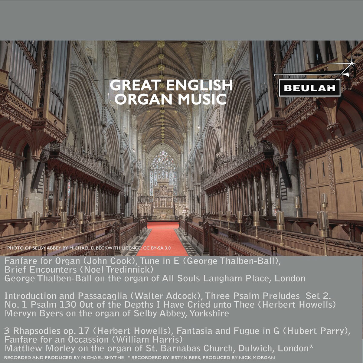 Album picture of Great English Organ Music
