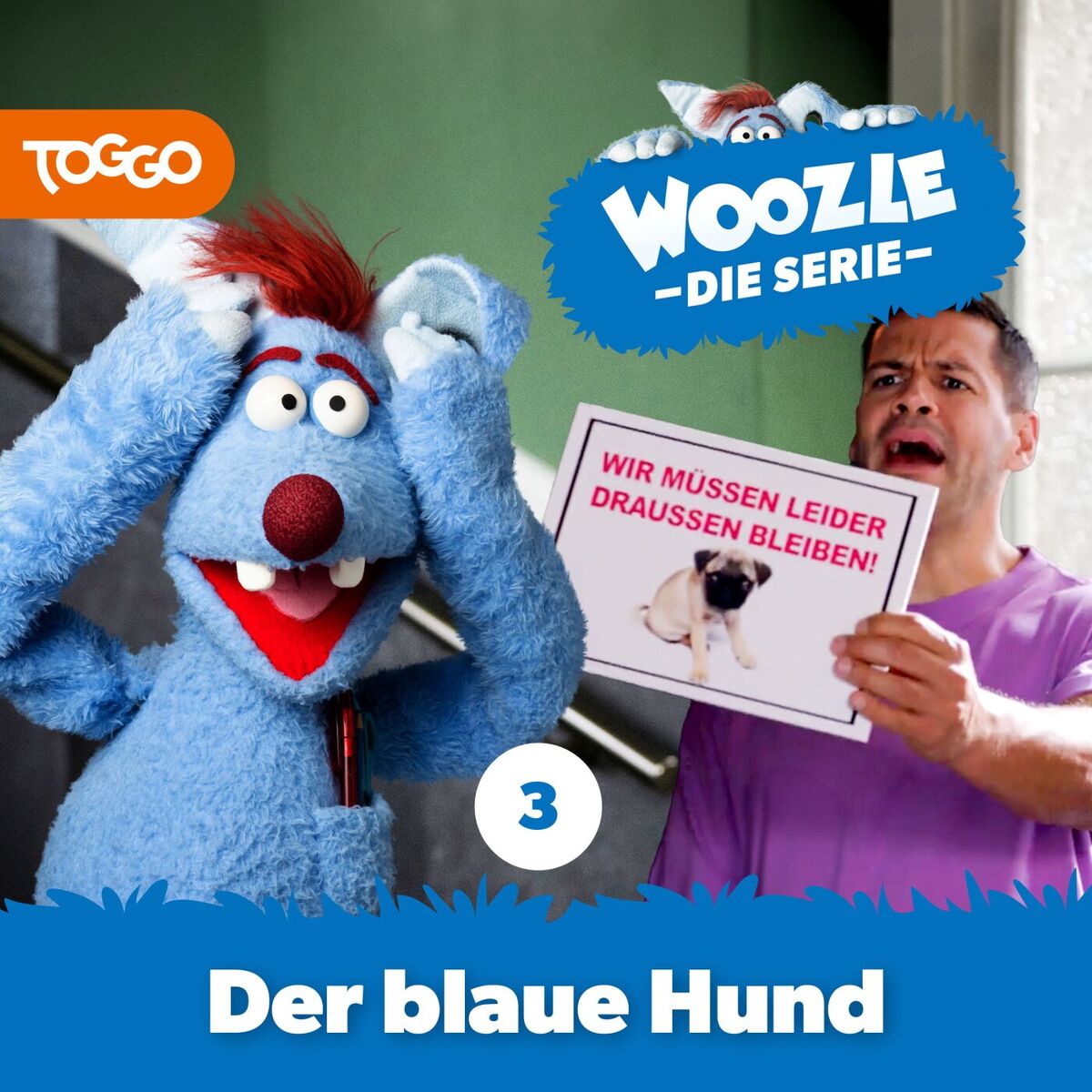 Album cover of Woozle - Die Serie - Folge 03: Der blaue Hund (Das Original-Hörspiel zur TV-Serie)