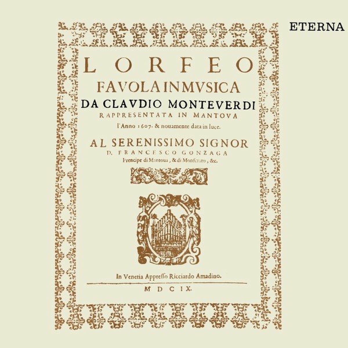 Album cover of Monteverdi: L'Orfeo