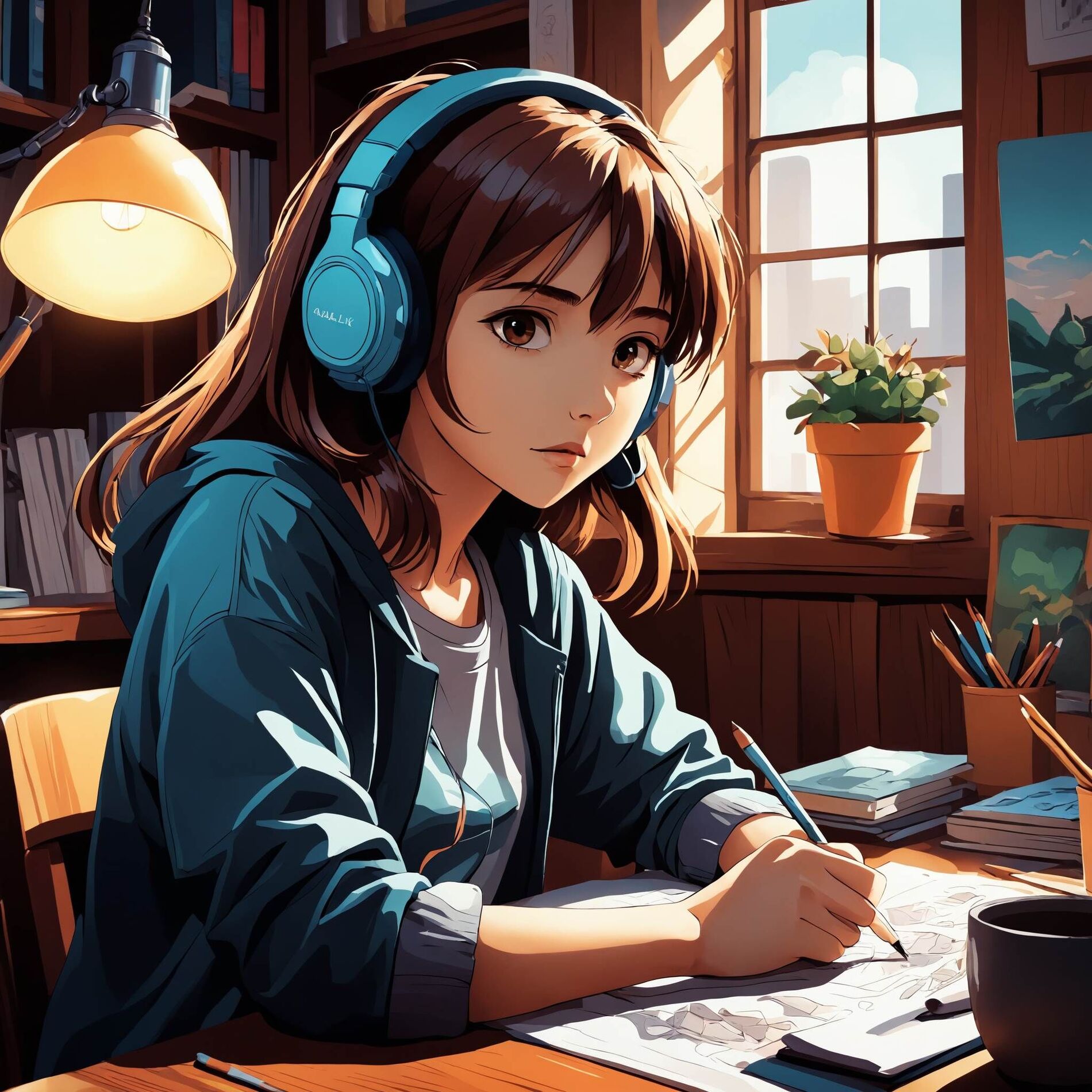 Album cover of Caffeine & Notebooks: Lo-Fi Beats for Exam Prep