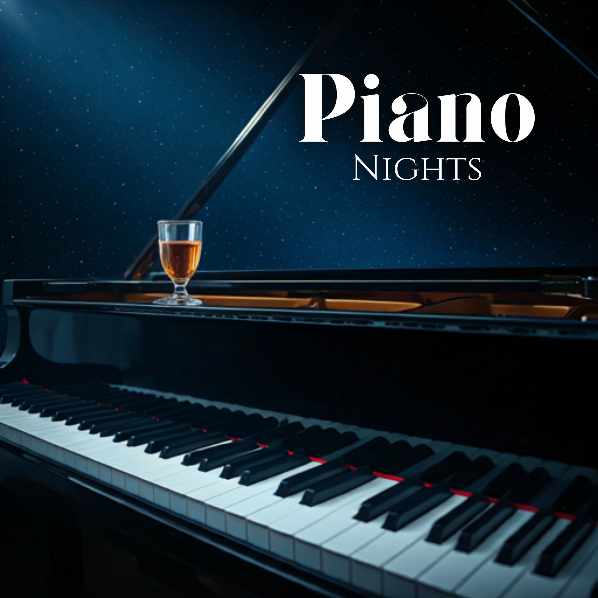 Album cover of Piano Nights: Ballads, Cocktails, and Cozy Evenings