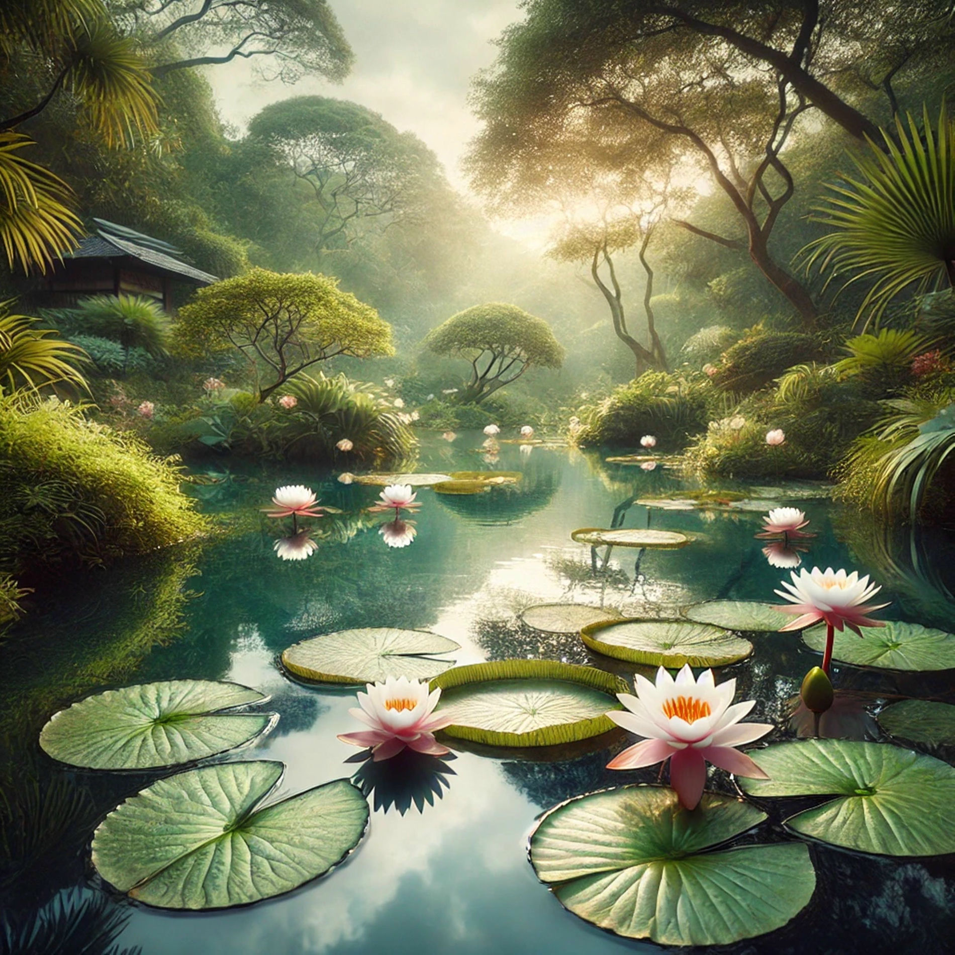 Album cover of The silence in the pond