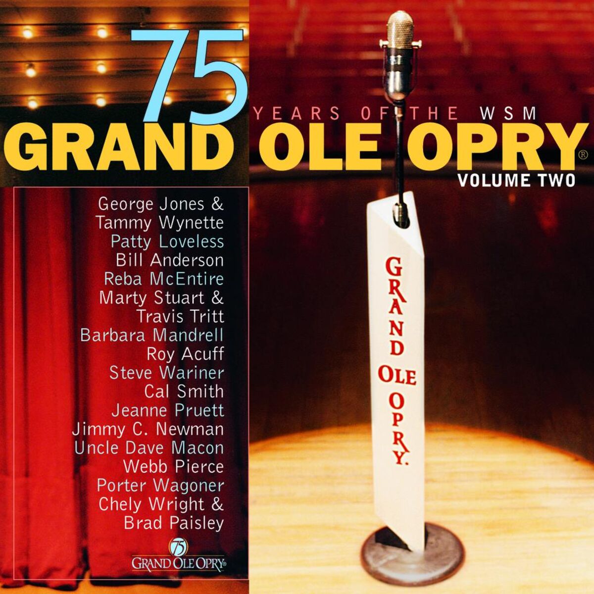 Album cover of Grand Ole Opry 75 Years Volume Two