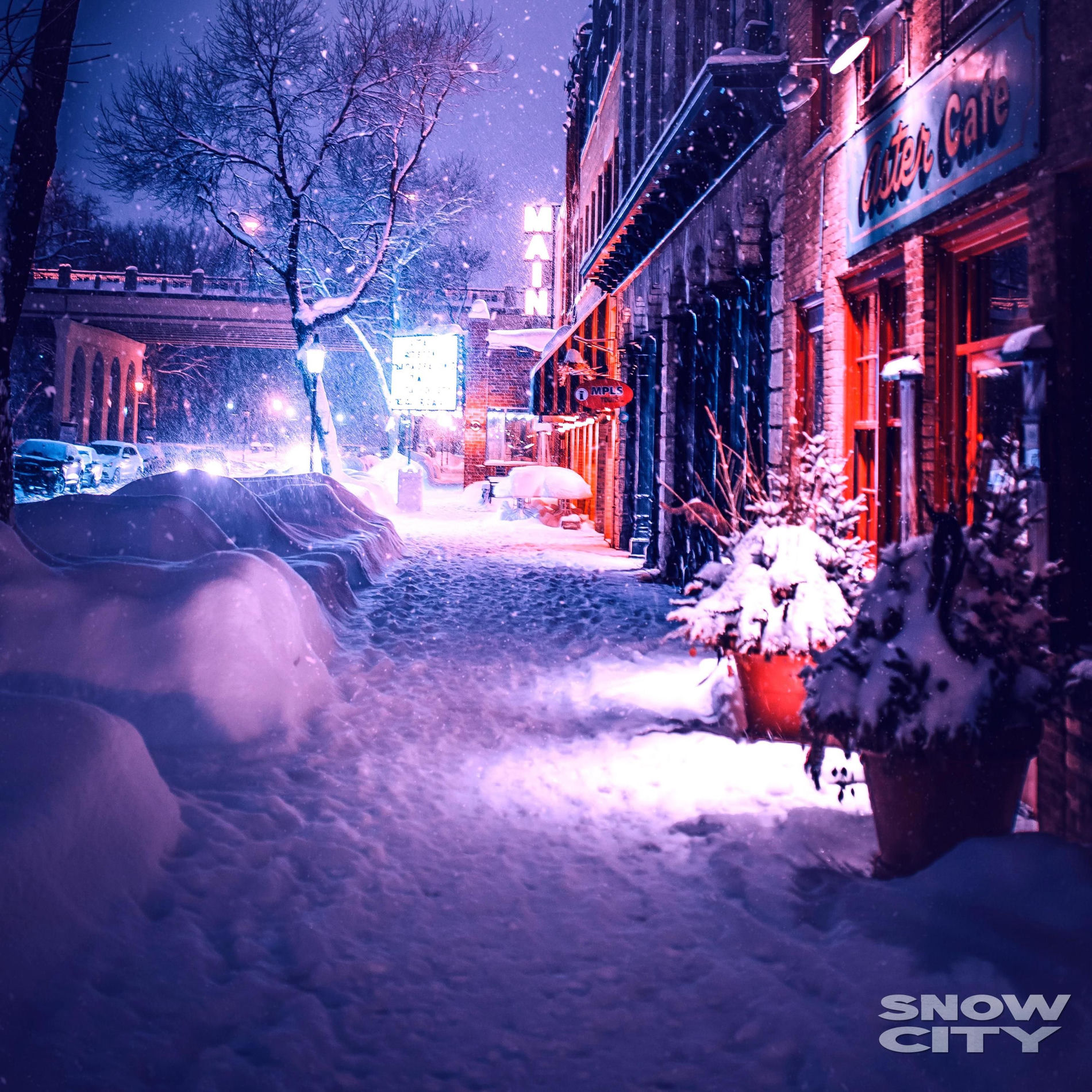 Album cover of Snow City (Winter Lofi Hip Hop Beats)