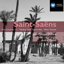 Cover of Saint-Saëns: Piano Concertos Nos. 1 - 5, "Wedding Cake" Caprice-Valse & "Africa" Fantaisie