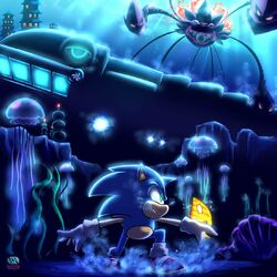 Cover of Nega Wisp Armor vs. Aquarium Park Boss (From "Sonic Colors") (Cover)