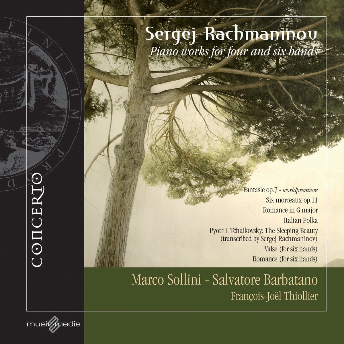 Album cover of Sergej Rachmaninov: Piano Works for Four and Six Hands