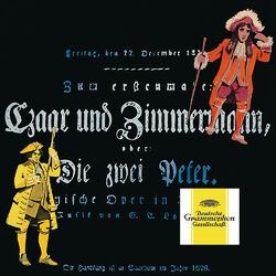 Cover of Lortzing: Zar und Zimmermann LoWV 38