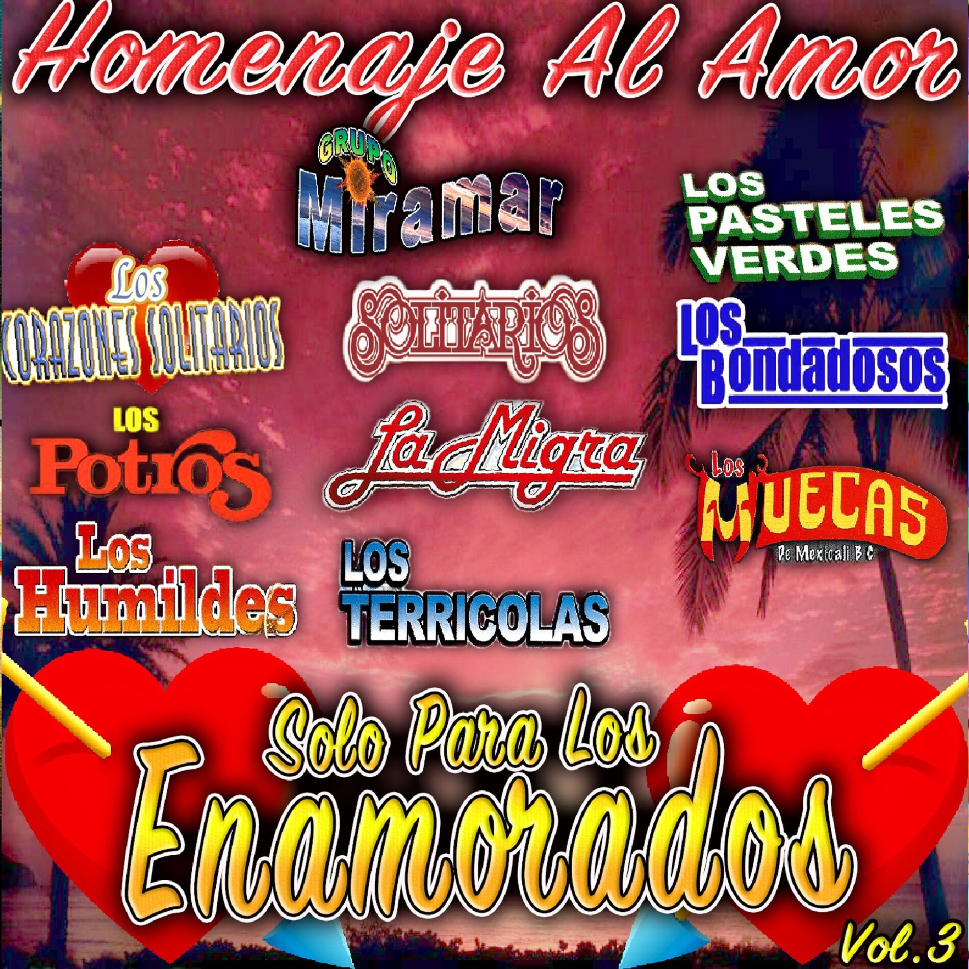 Album cover of Homenaje al Amor: Solo para los Enamorados, Vol. 3
