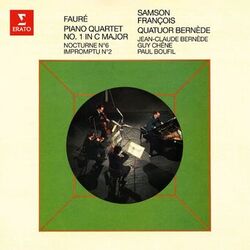 Cover of Fauré: Piano Quartet No. 1, Nocturne No. 6 & Impromptu No. 2