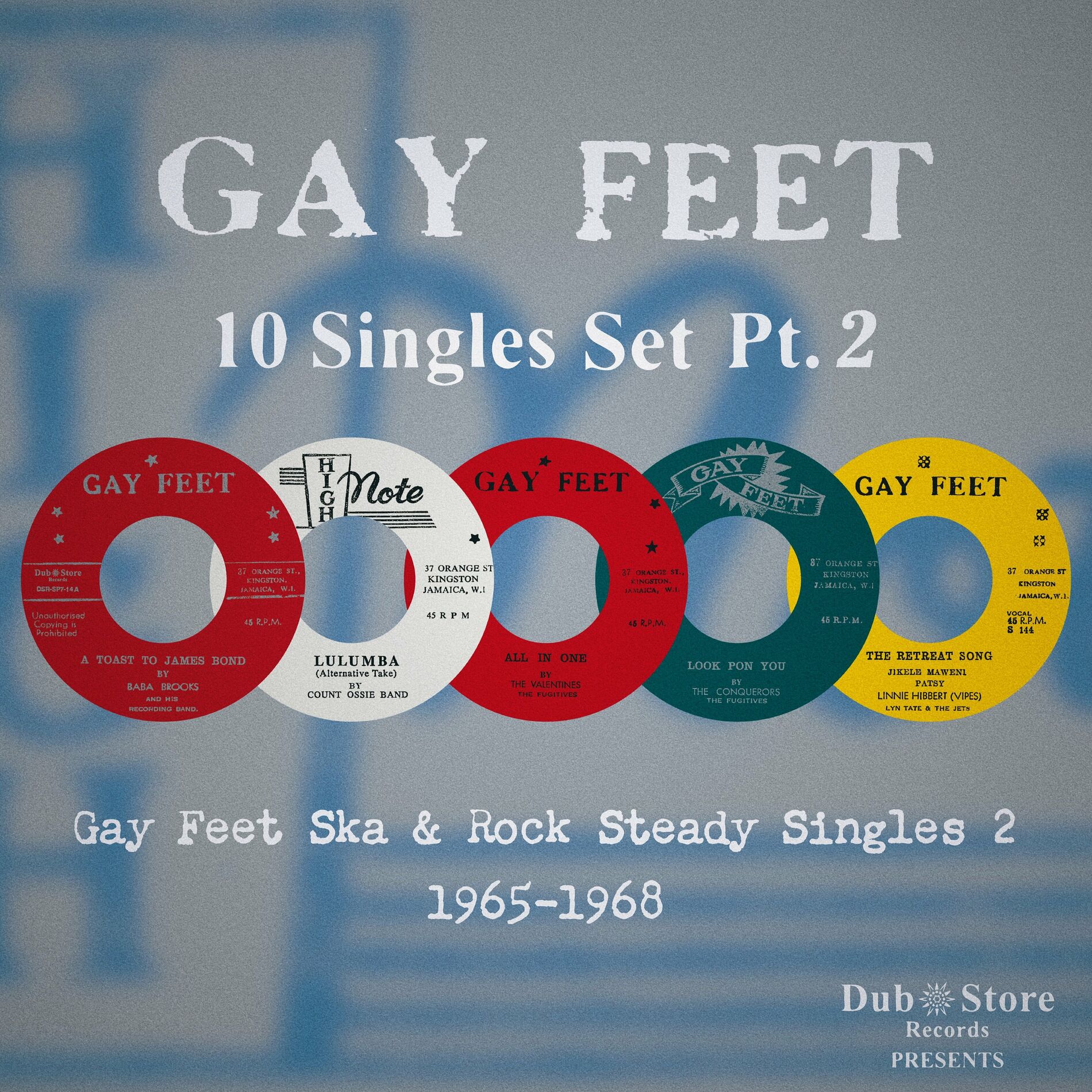 Album cover of Gay Feet Ska & Rock Steady Singles 2: 1965-1968 - 10 Singles Set