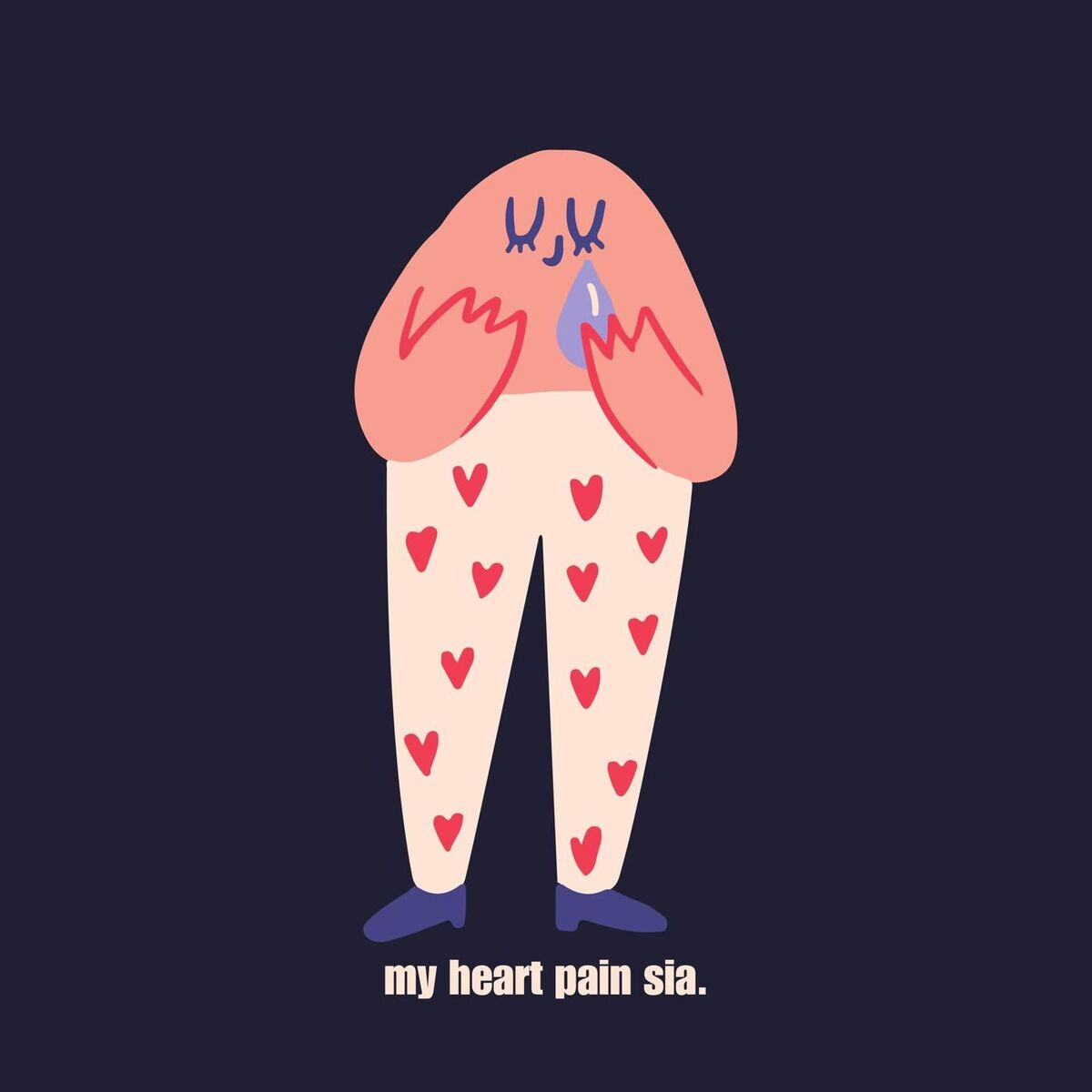 Album cover of my heart pain sia