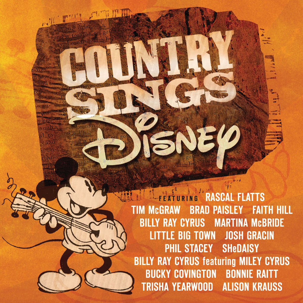 Album cover of Country Sings Disney