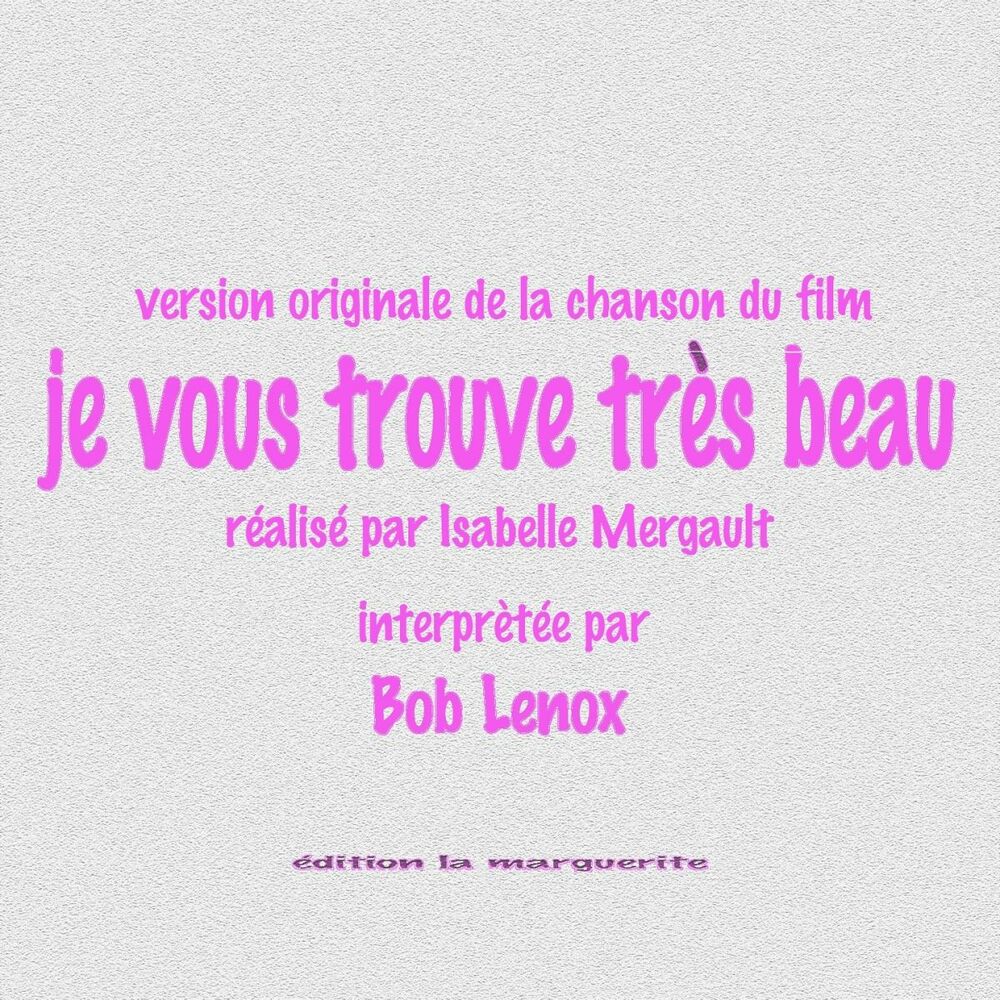 Picture of Je vous trouve très beau (From "Je vous trouve très beau")