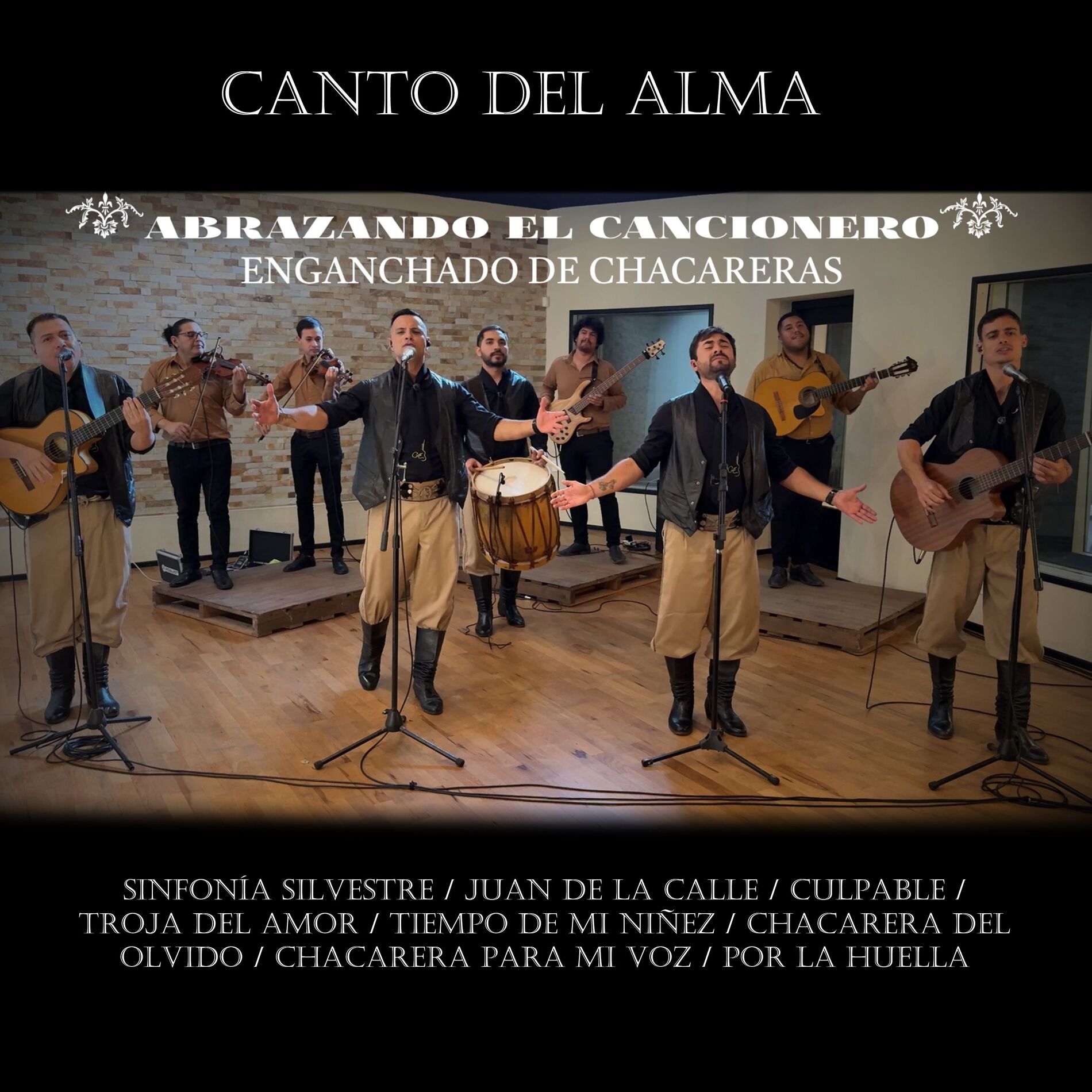 Album cover of Abrazando el Cancionero - Enganchado de Chacareras - Sinfonía Silvestre / Juan de la Calle / Culpable / Troja del Amor / Tiempo de