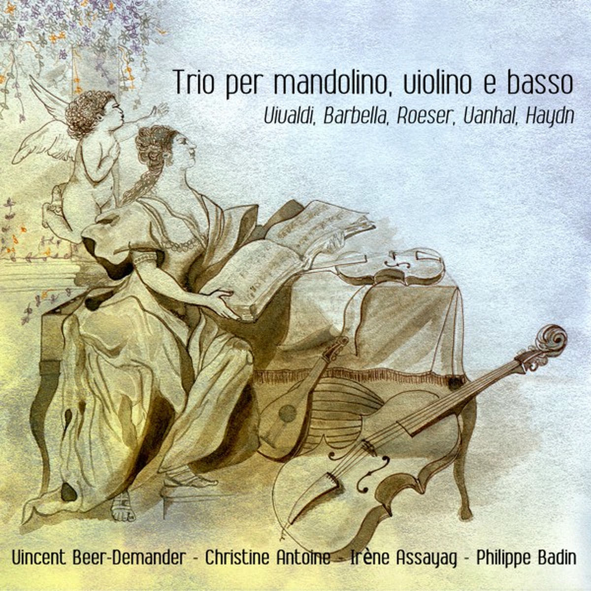 Album cover of Trio per mandolino, violino e Basso