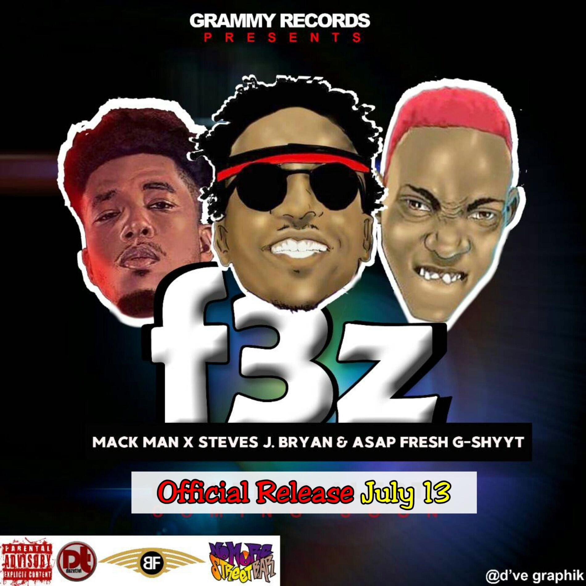 Album cover of 3 Faz (feat. Steves J. Bryan & Asap Jexus Subzna)
