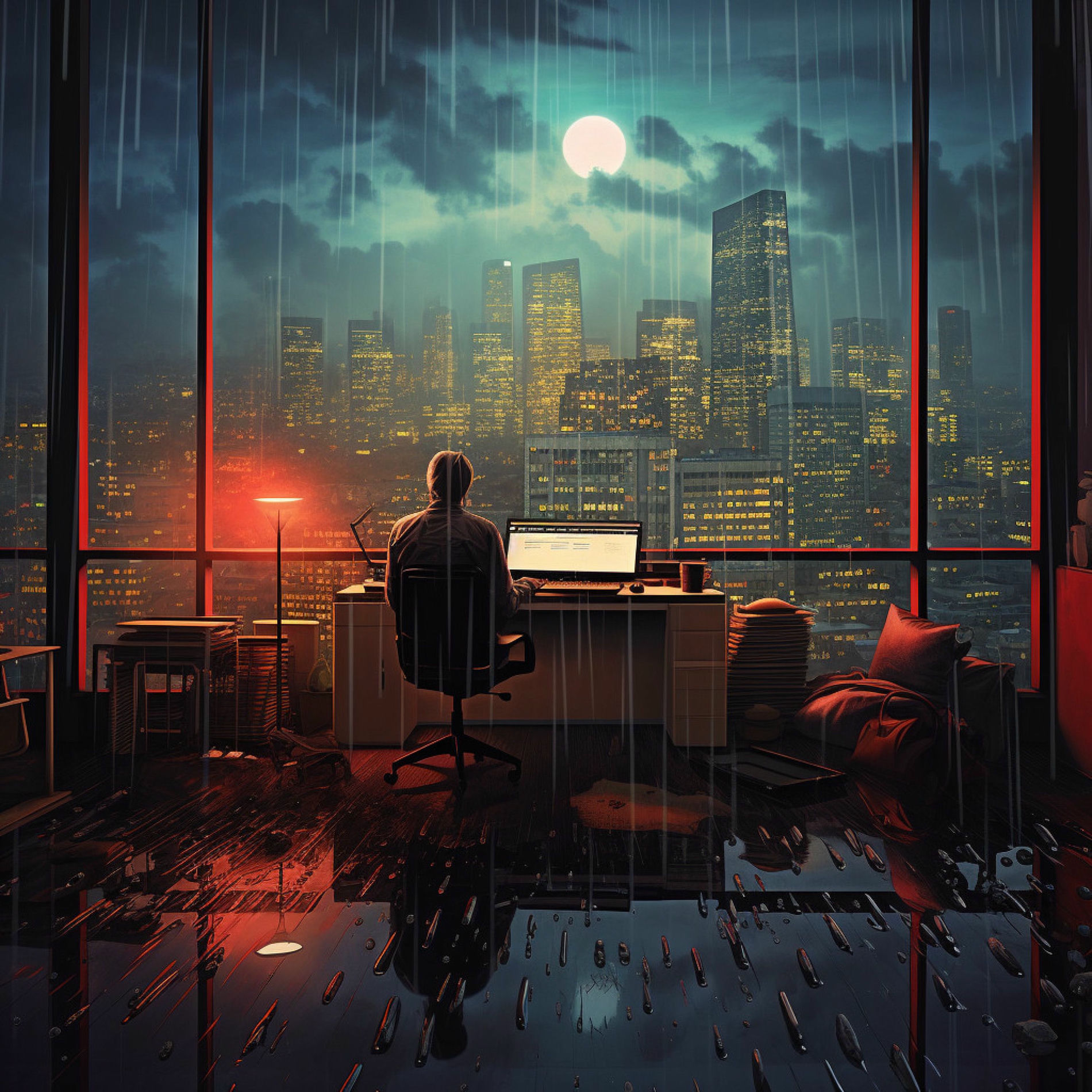 Album cover of Productivity Symphony: Music in the Rain at Work