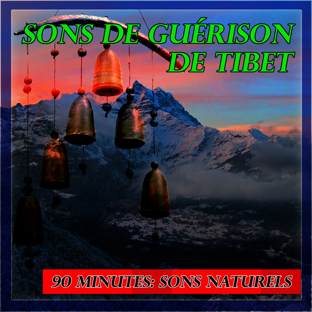 Album cover of Sons de guérison de Tibet: 90 minutes: sons naturels
