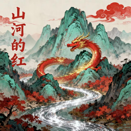 山河的红