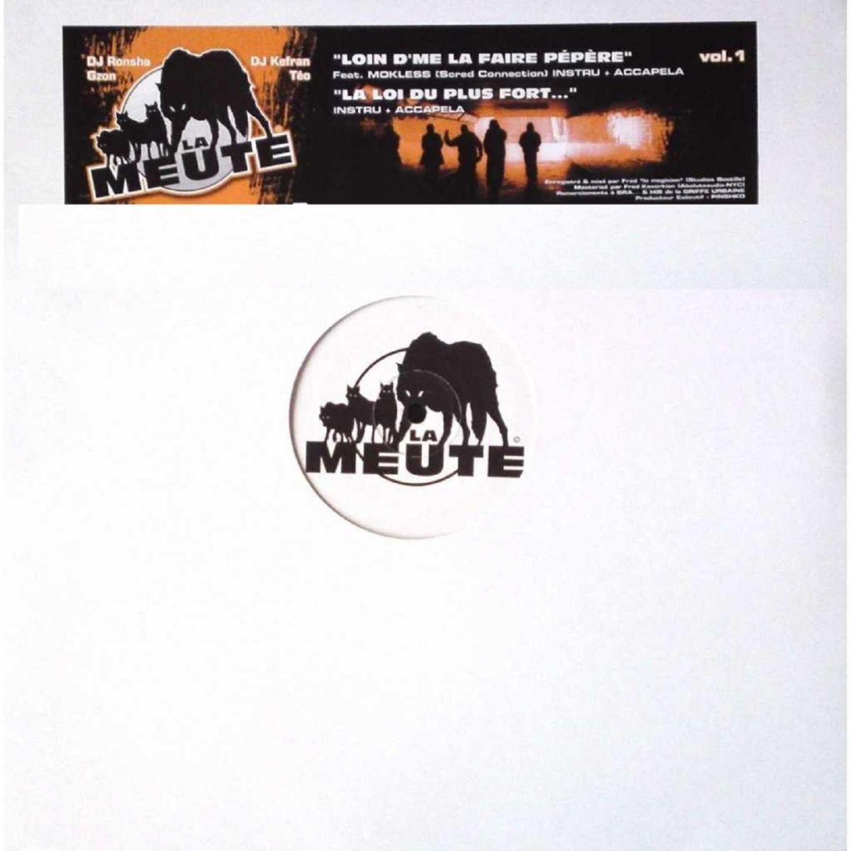 Album cover of Maxi 2 titres, vol. 1 (Instrumental + accapella)