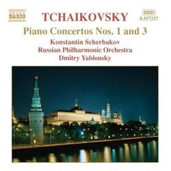 Cover of Tchaikovsky: Piano Concertos Nos. 1 and 3