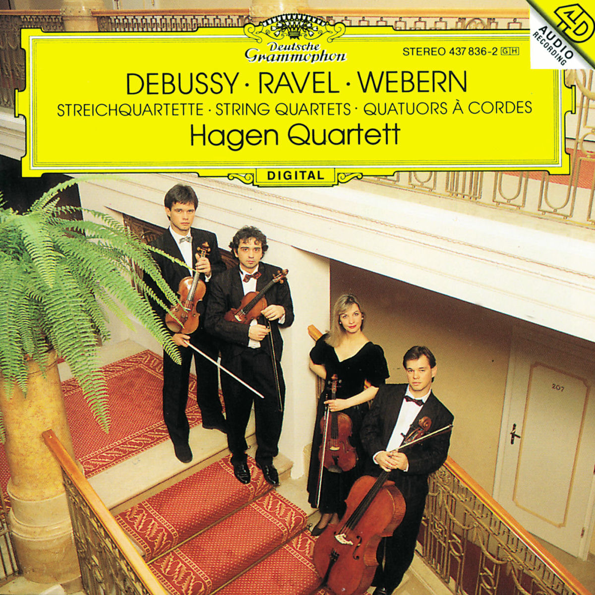 Album cover of Debussy / Ravel / Webern: String Quartets