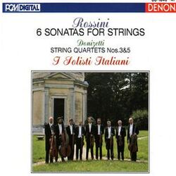 Cover of Rossini & Donizetti: Sonatas and String Quartets