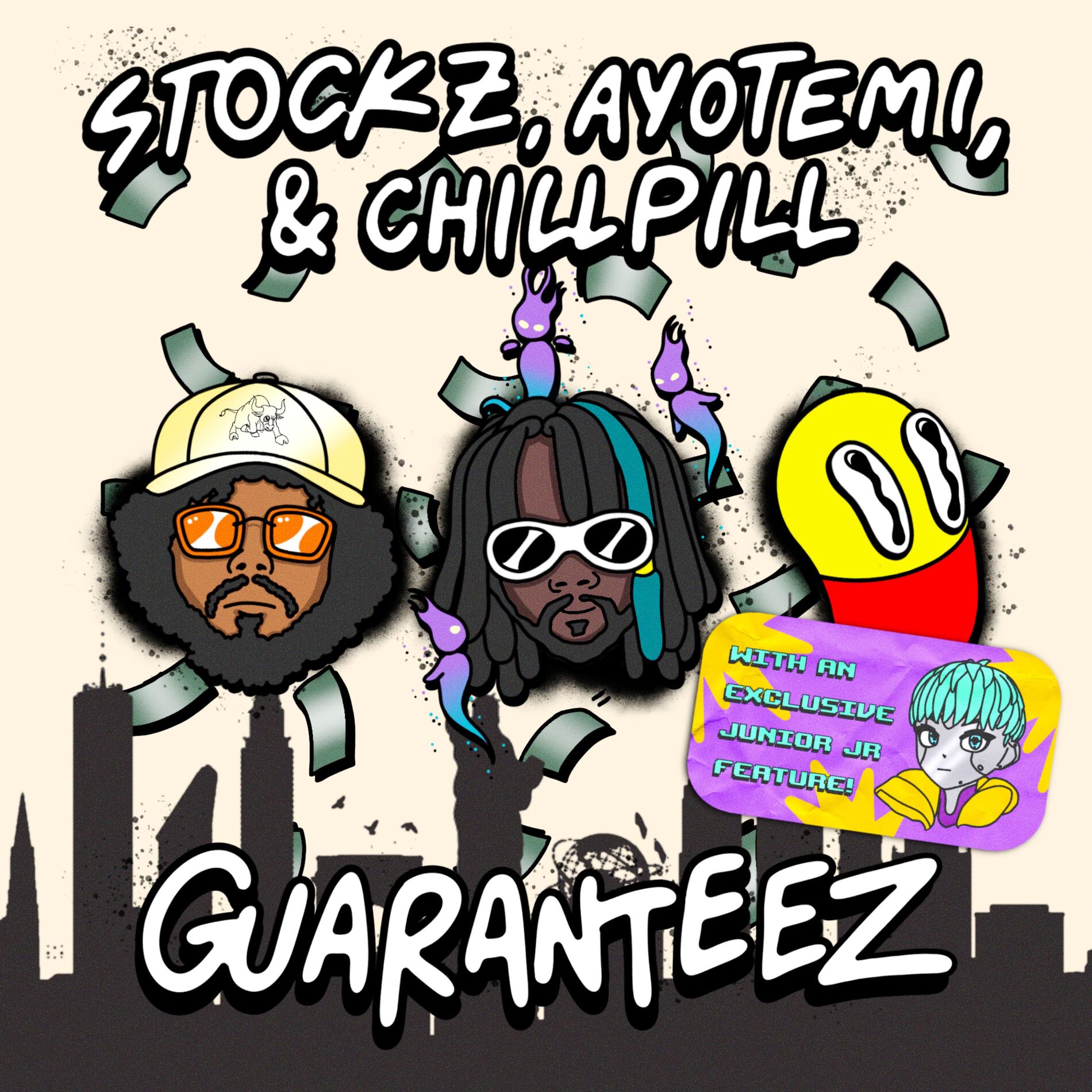 Album cover of Guaranteez (RMX) featuring Junior Jr.
