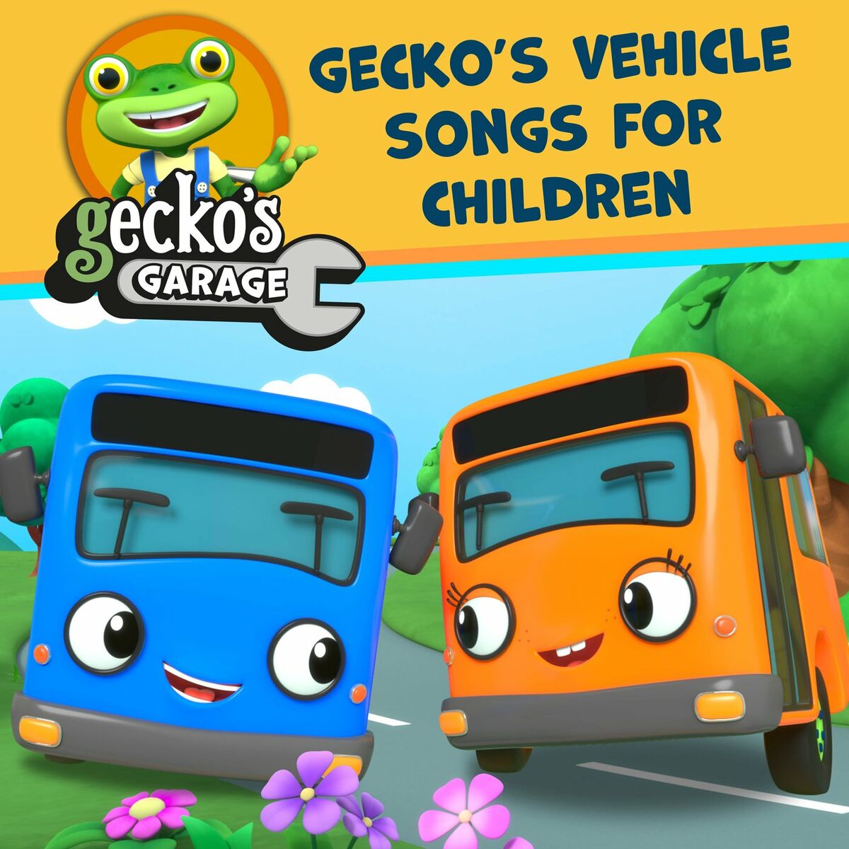 Album cover of Gecko's Vehicle Songs for Children