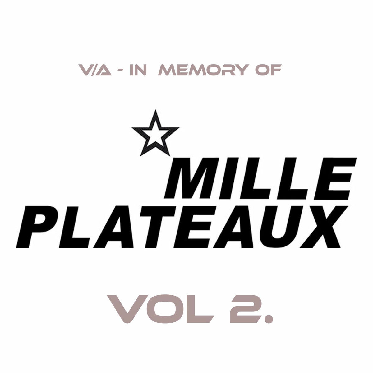 Album cover of In Memory of Mille Plateaux, Vol. 2