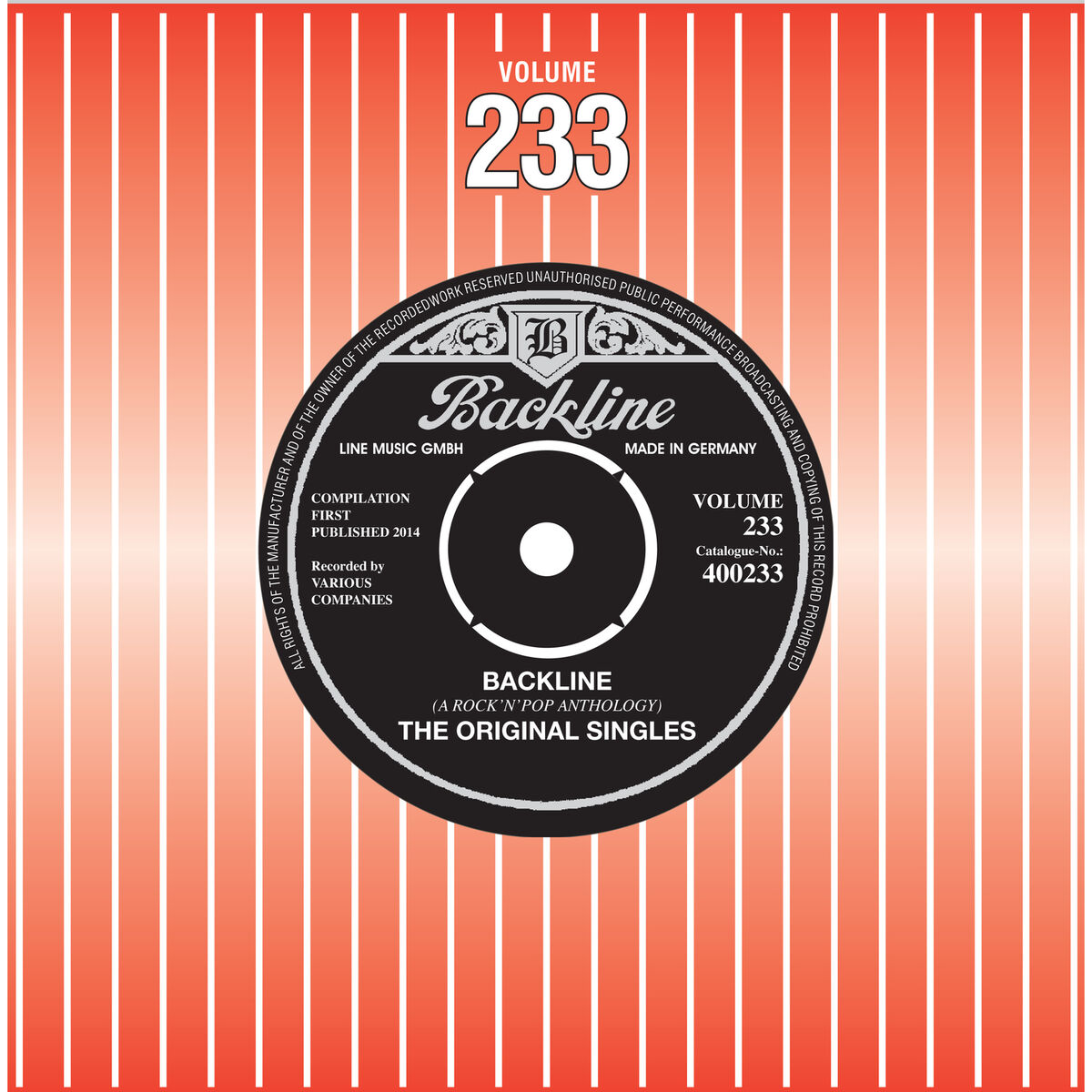 Album cover of Backline, Vol. 233