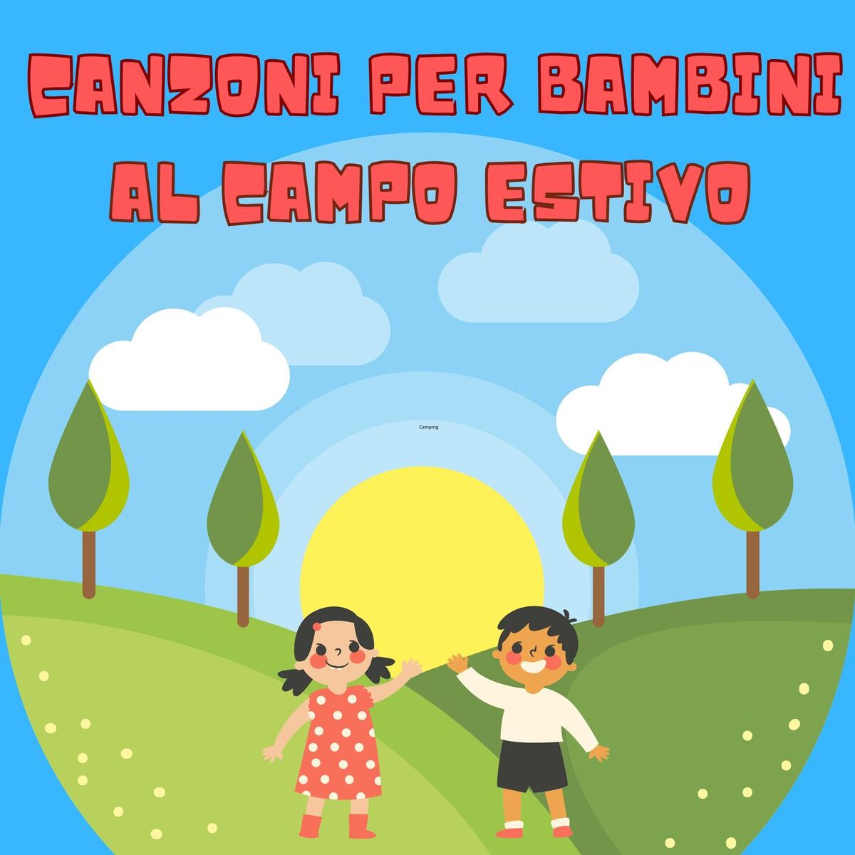 Album cover of Canzoni per bambini al campo estivo