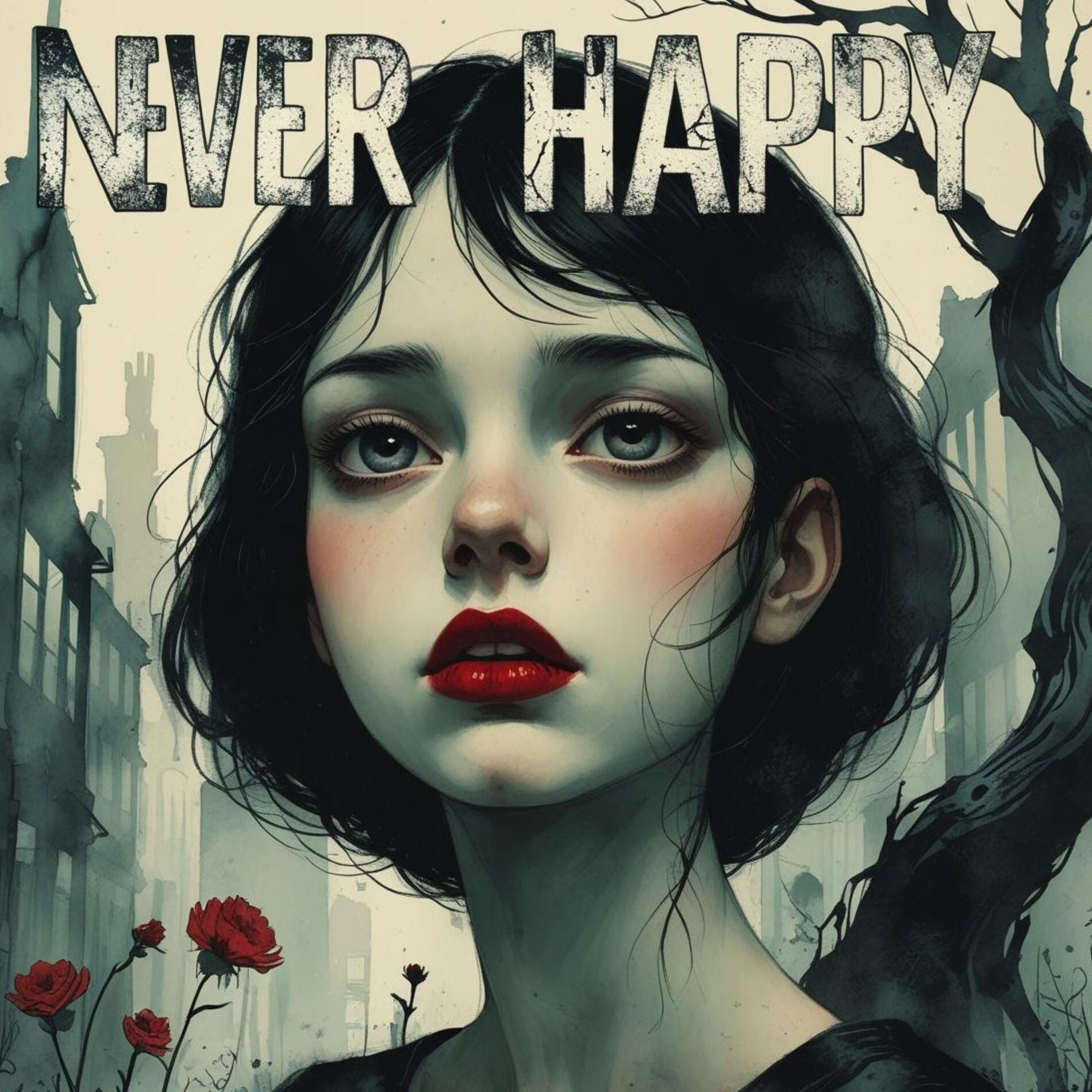 Album cover of Never Happy