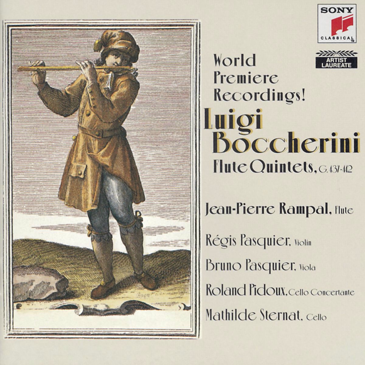 Album cover of Boccherini: Flute Quintets