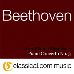 Cover of Ludwig van Beethoven, Piano Concerto No. 3 In C Minor, Op. 37