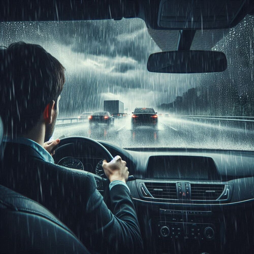 Picture of Relaxing Car Rain Sound For Sleep