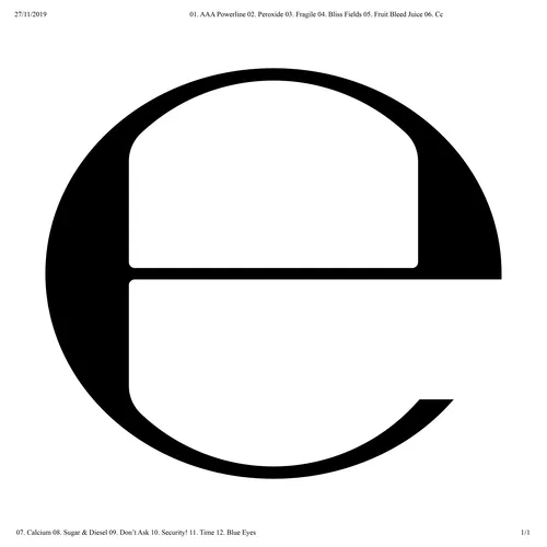 E — cover art