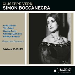Cover of Simon Boccanegra staring Leyla Gencer