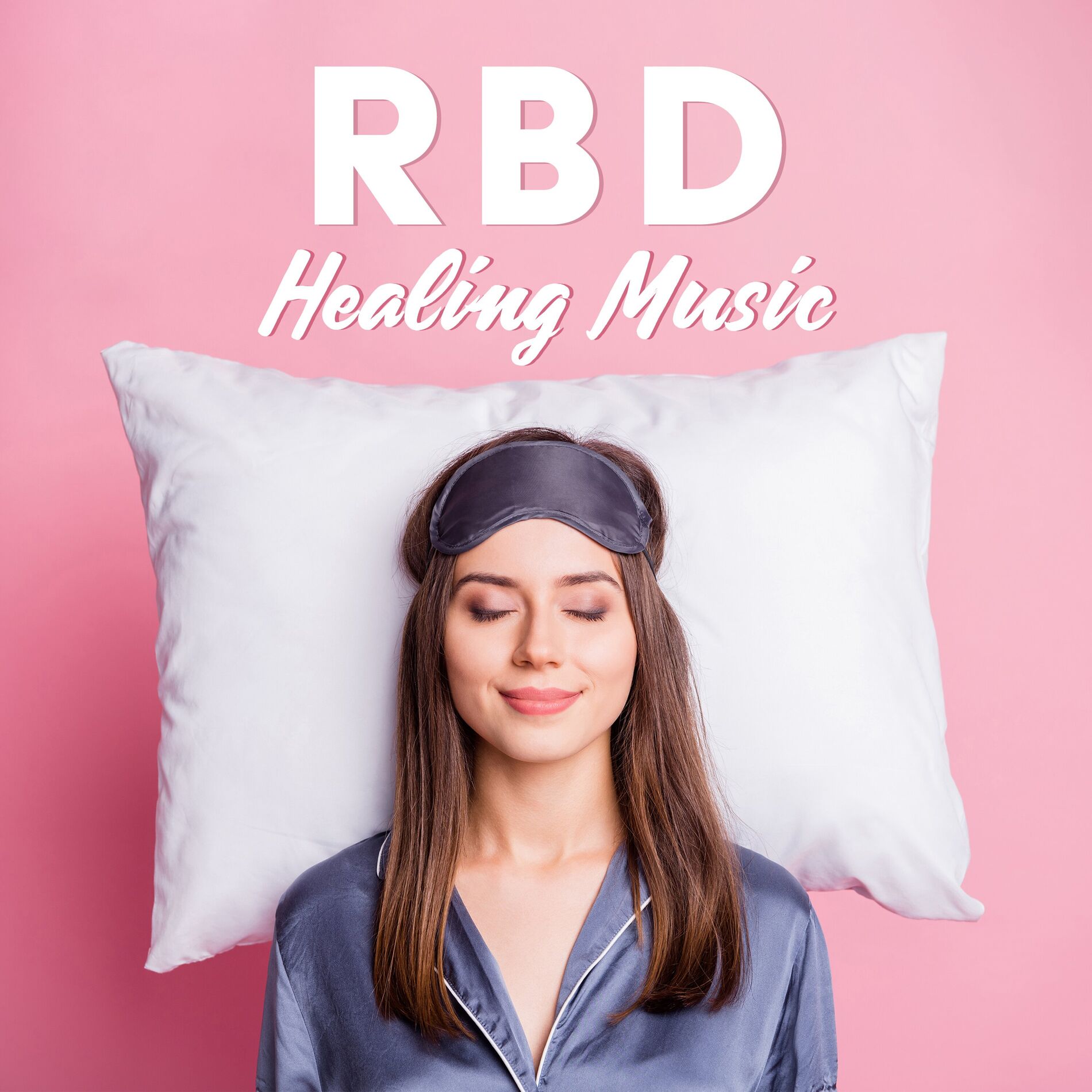 Album cover of RBD Healing Music: Calming Sounds for REM Sleep Behavior Disorder, Binaural Hypnosis for Sleep