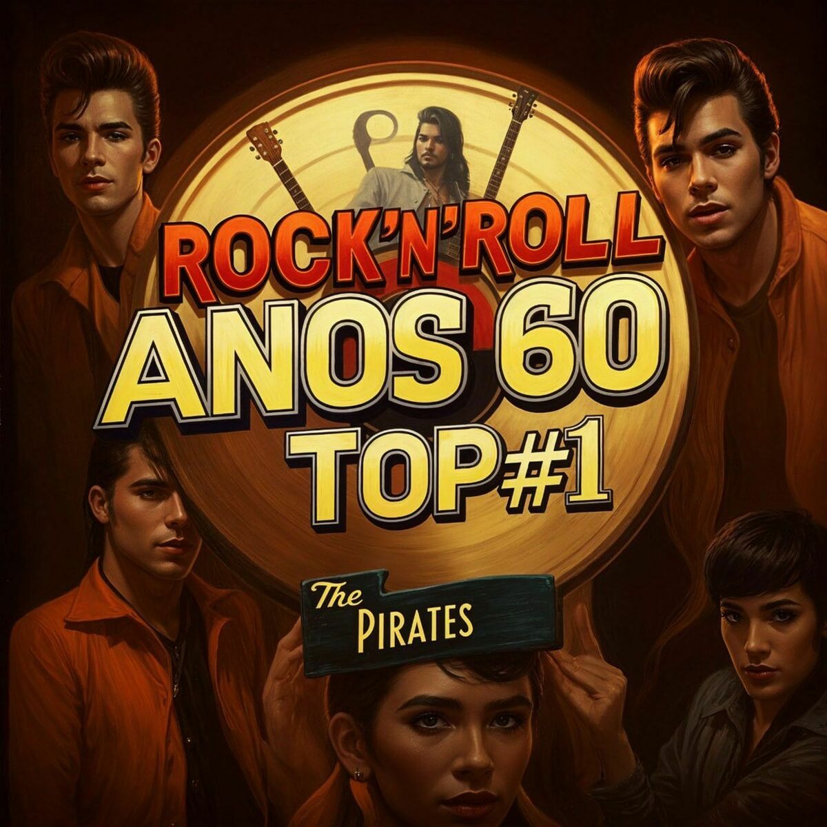 Album cover of Rock N’ Roll Anos 60’s Top #1