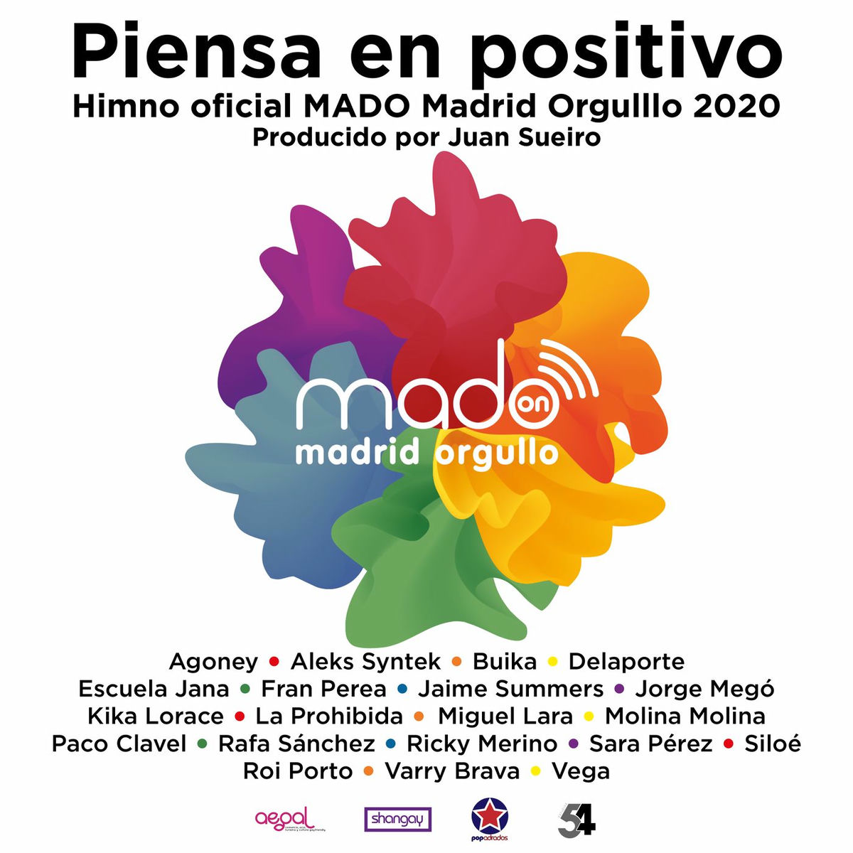 Album cover of Piensa En Positivo (Madrid Pride 2020 by Juan Sueiro)