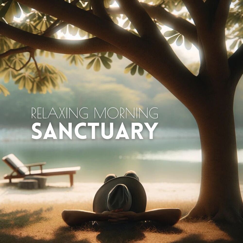 Picture of Relaxing Morning Sanctuary: Peace Under the Tree, Breathing Deeply for Calmness