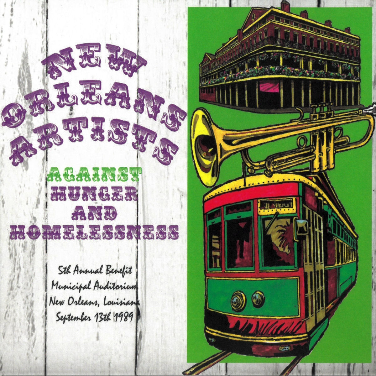 Album cover of New Orleans Benefit Concert 1989 (Live Radio Broadcast)