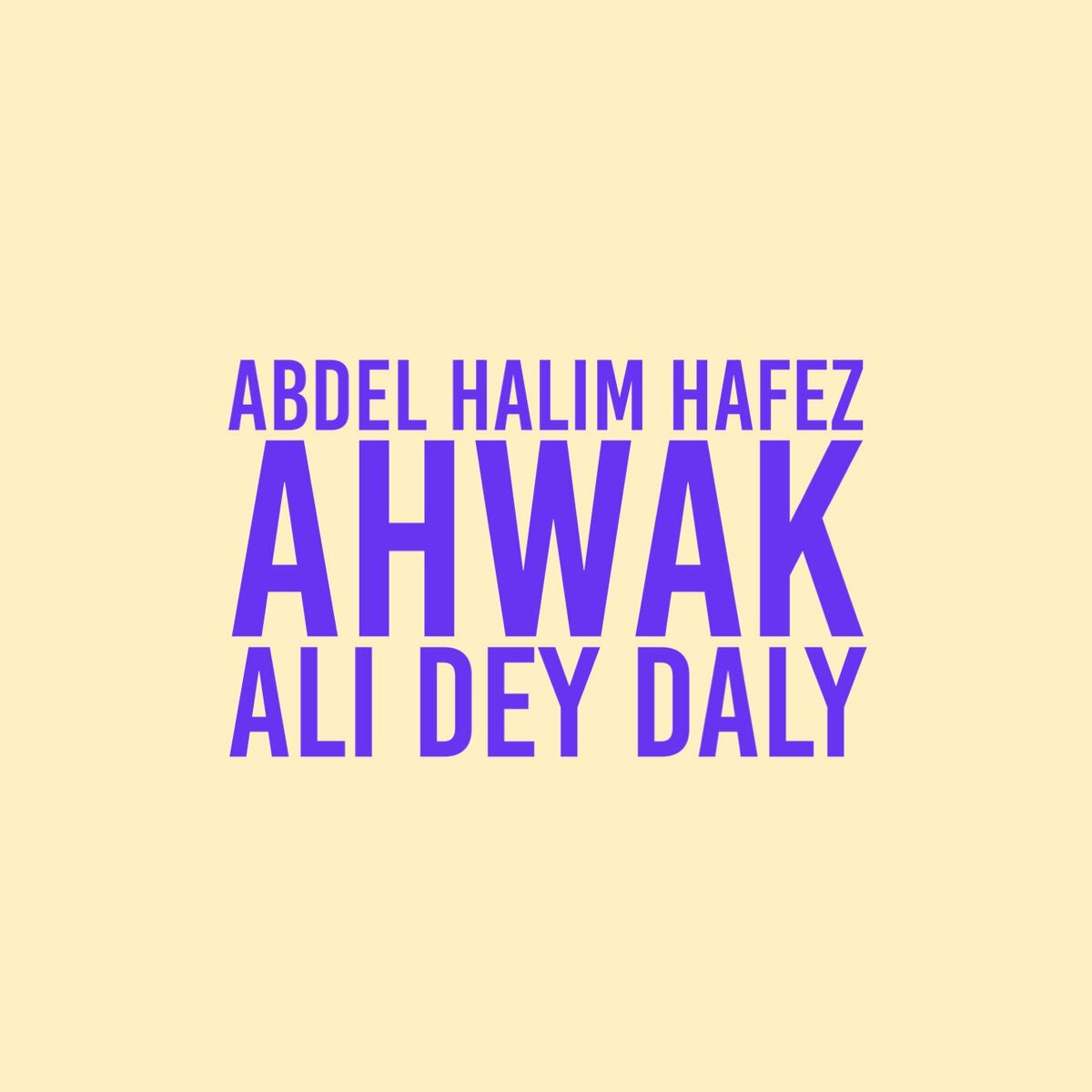 Album cover of AHWAK
