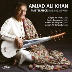 Cover of Amjad Ali Khan: Masterpieces for Sarod & Violin