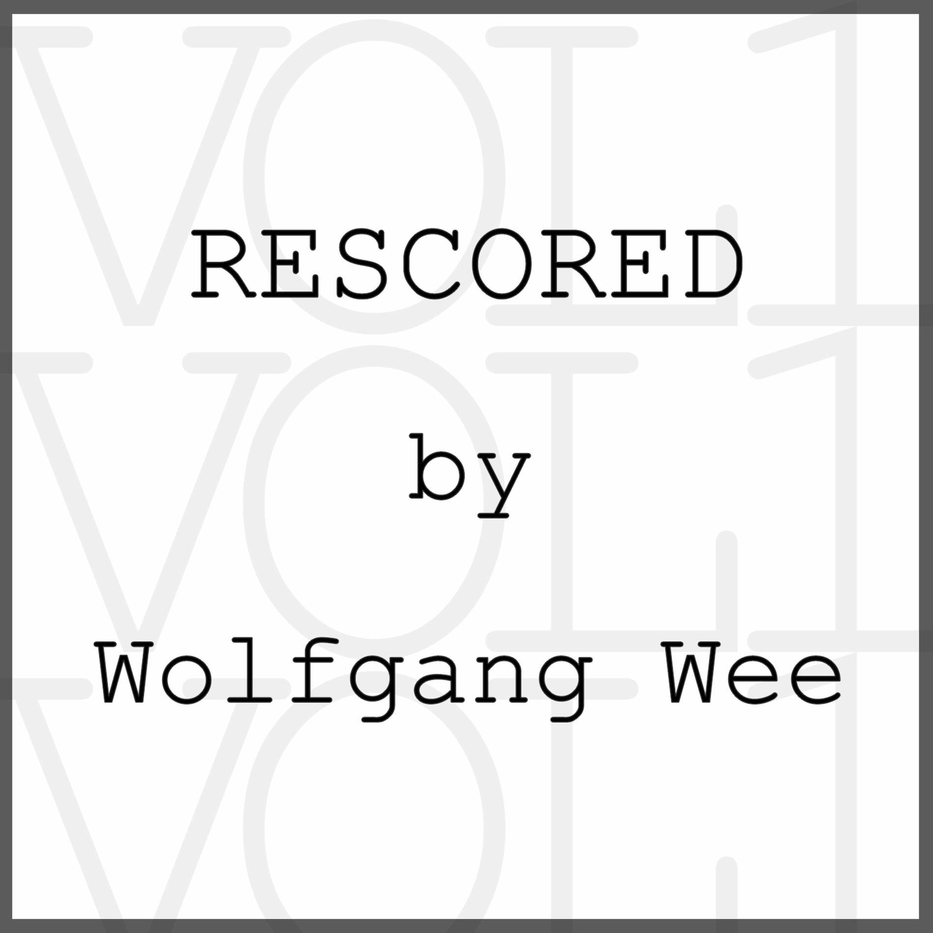 Album cover of Rescored, Vol. 1 (Original Soundtrack)