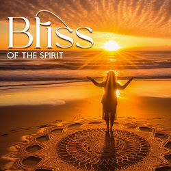 Cover of Bliss of the Spirit: Waves at the Rocky Coastline, Crystal Singing Bowls for Body, Mind, Soul by undefined